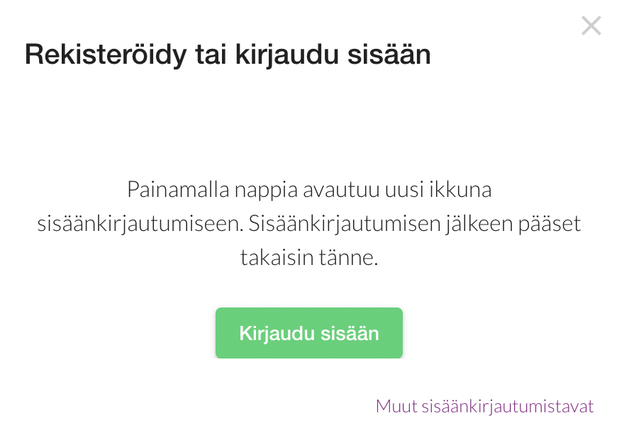 Kuinka jätän ilmoituksen&nbsp;Hyggloon?